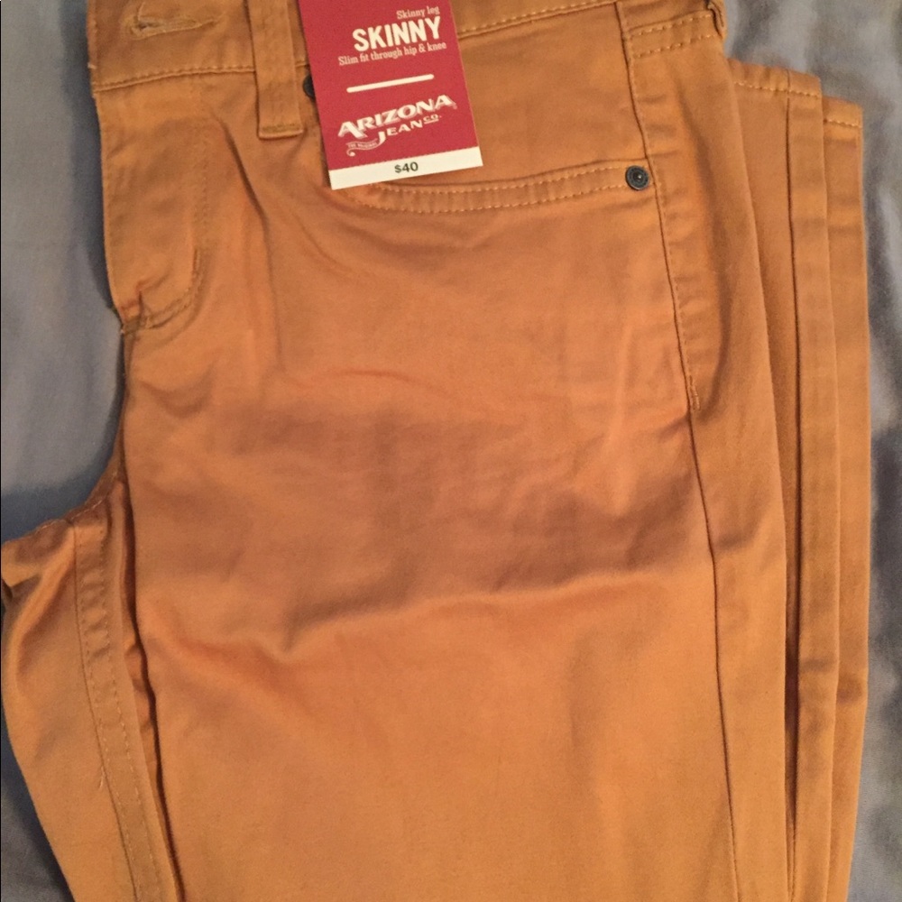 Gold Arizona skinny jeans